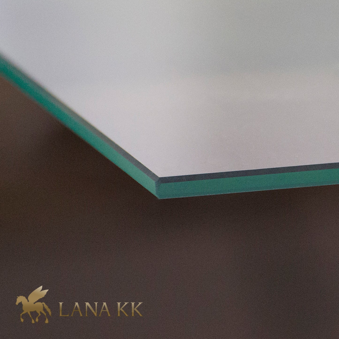 Echtglas Wandbild - Weltkarte Ocean - WELTKARTEN24