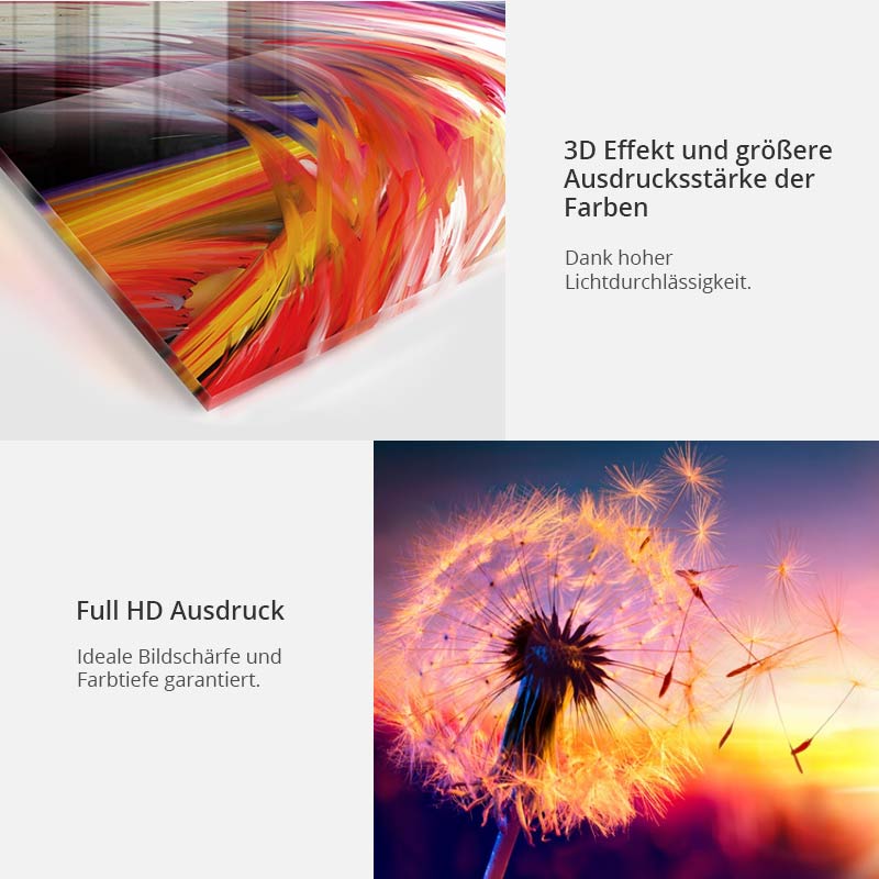 Glasbild - Rainbow Map - WELTKARTEN24