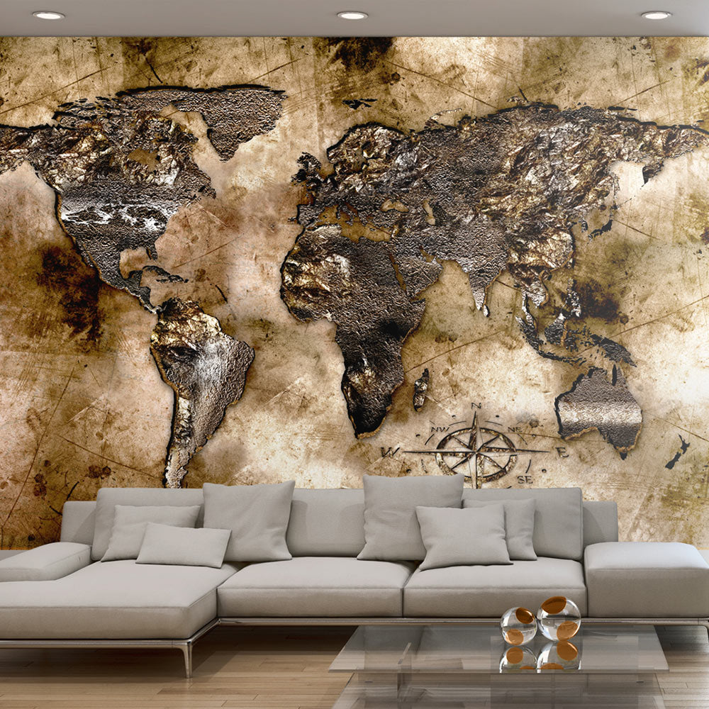 Fototapete - Old world map - WELTKARTEN24