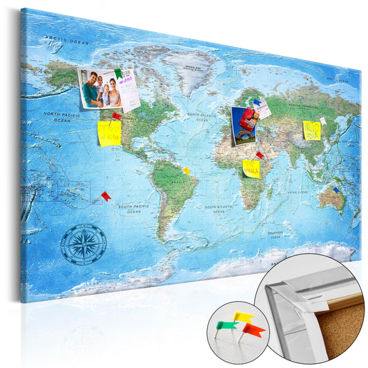 Pinnwand - Weltkarte Traditional Cartography - WELTKARTEN24