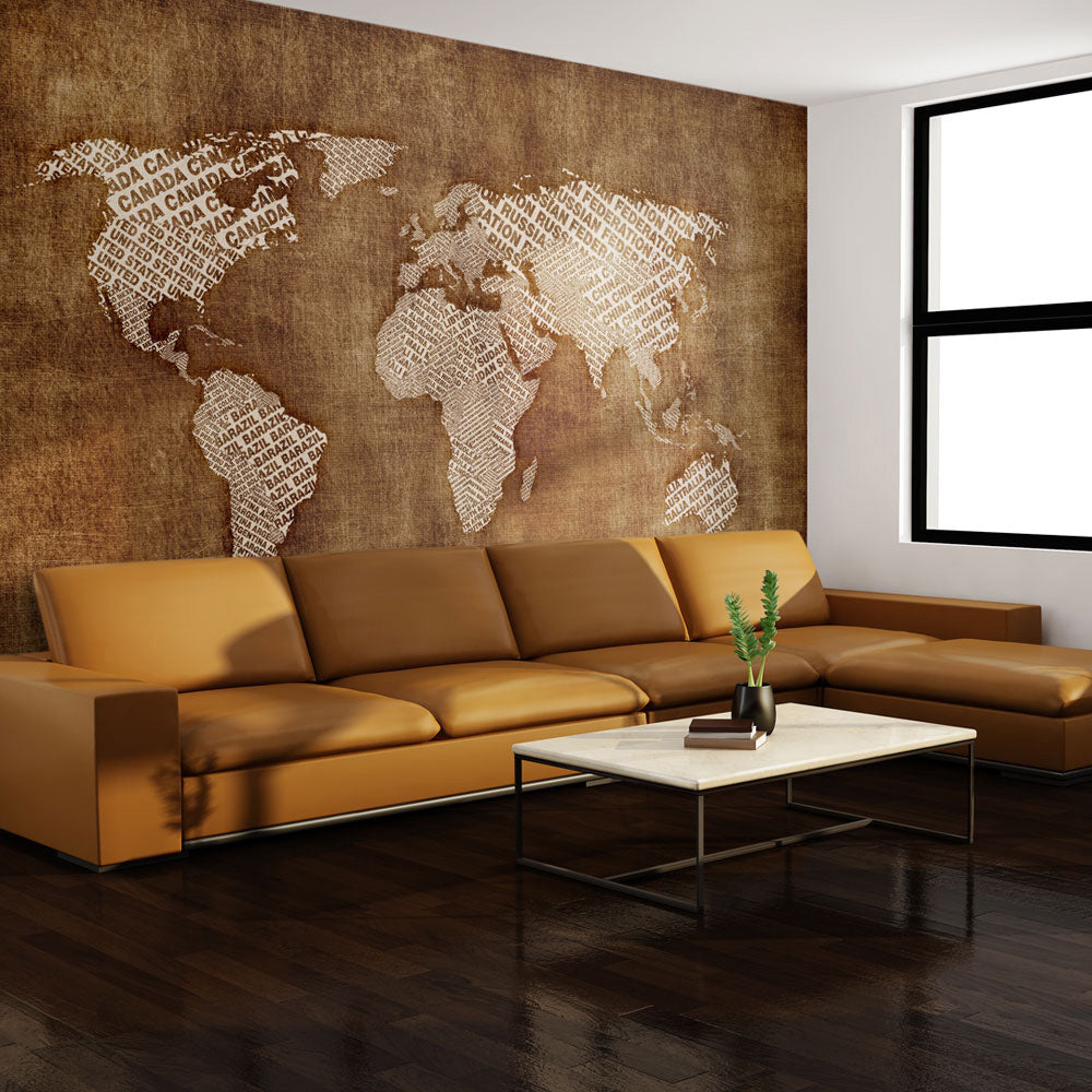Fototapete - Geographical discoveries - WELTKARTEN24