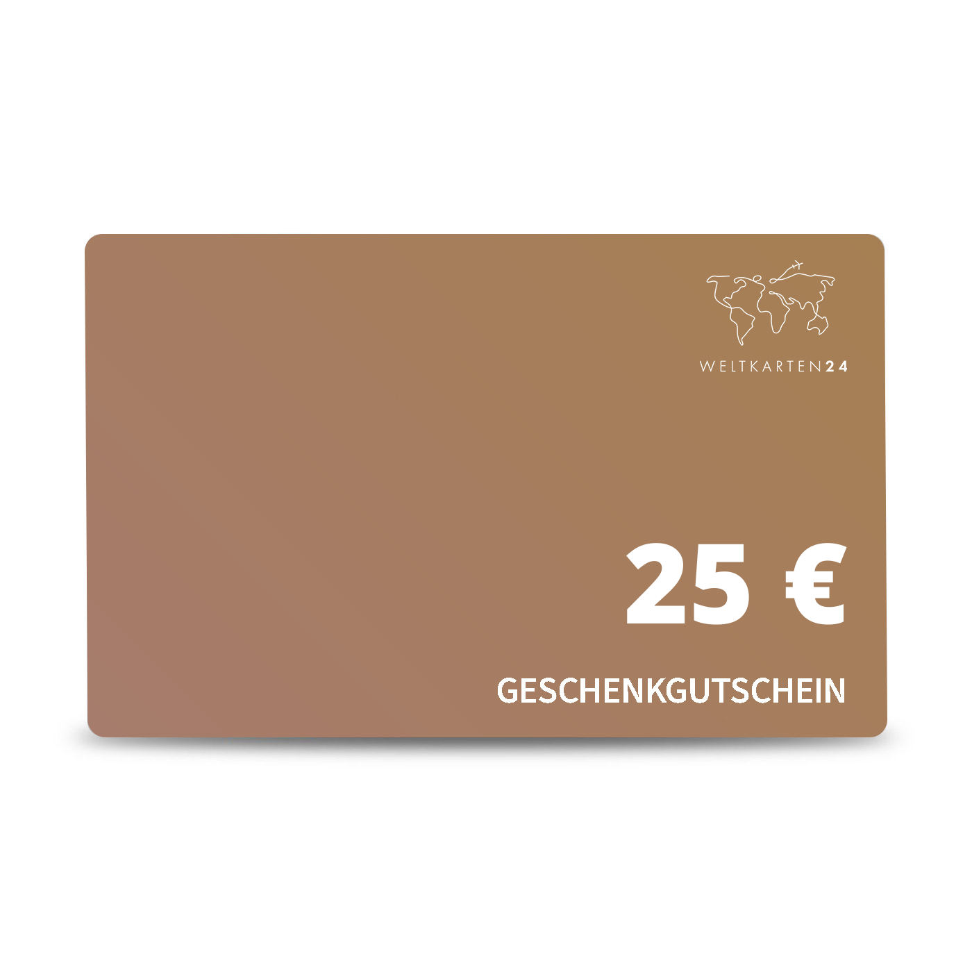 Geschenkgutschein - WELTKARTEN24