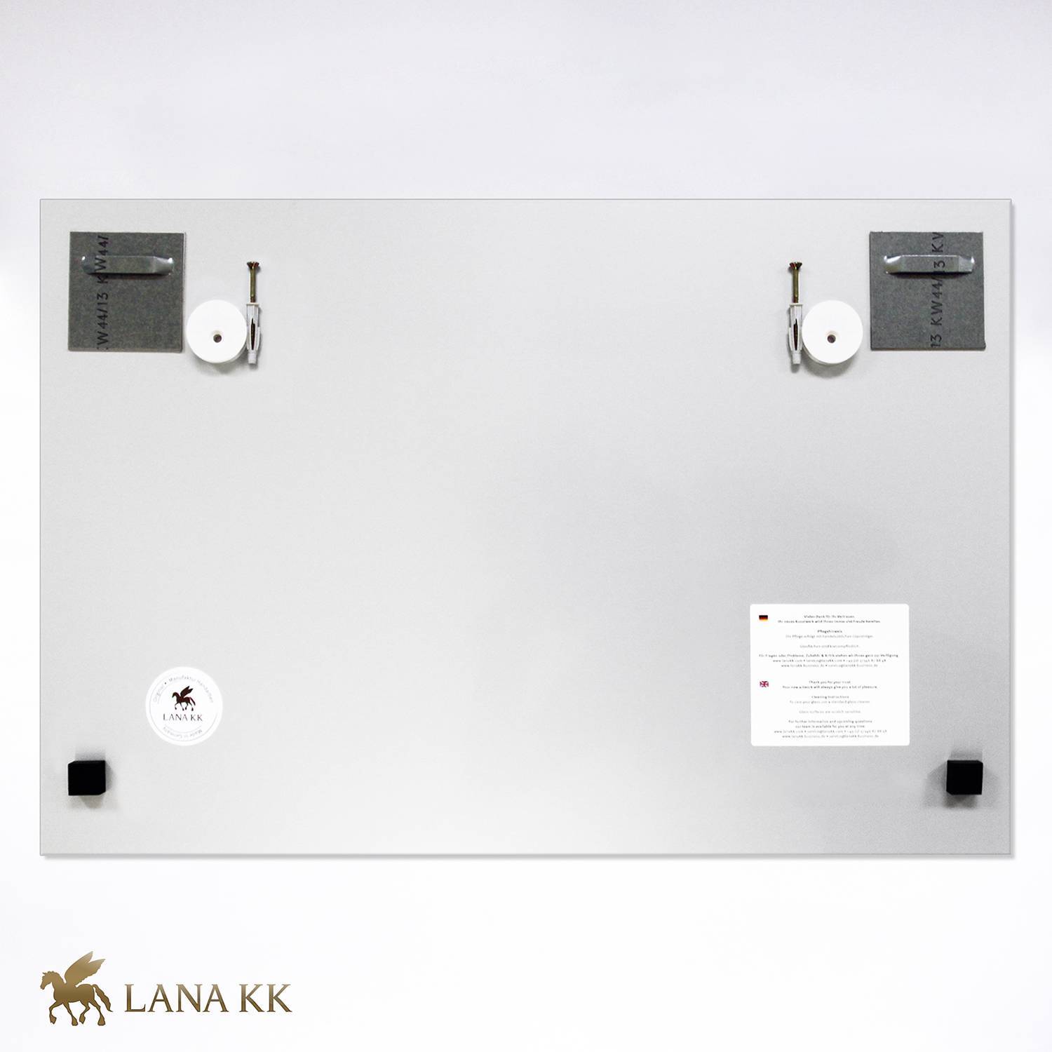 Echtglas Wandbild - Weltkarte Intensive - WELTKARTEN24