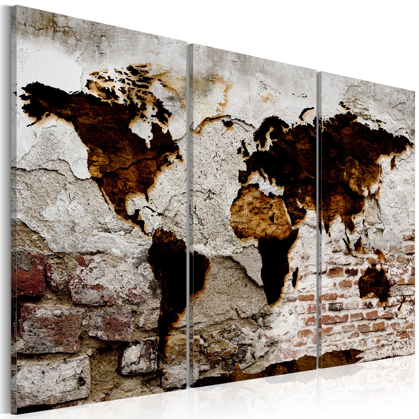 Weltkarte als Leinwandbild - Wandbild - Urban Travels